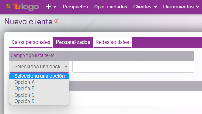 Nuevo cliente Upnify CRM