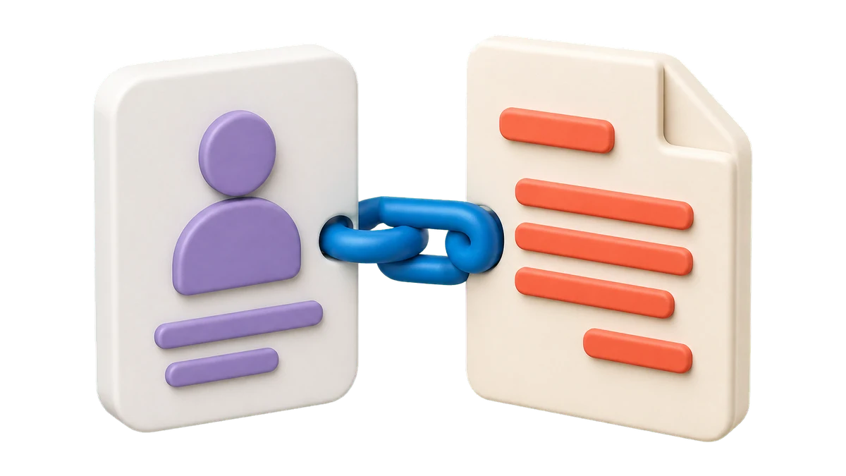 Ficha de cliente enlazada con una factura para representar la conexión entre CRM y facturación