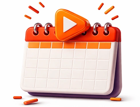 Calendario de eventos Upnify