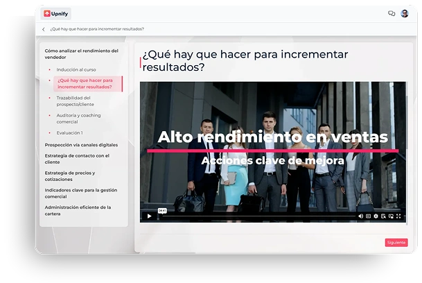 Plataforma de capacitación empresarial