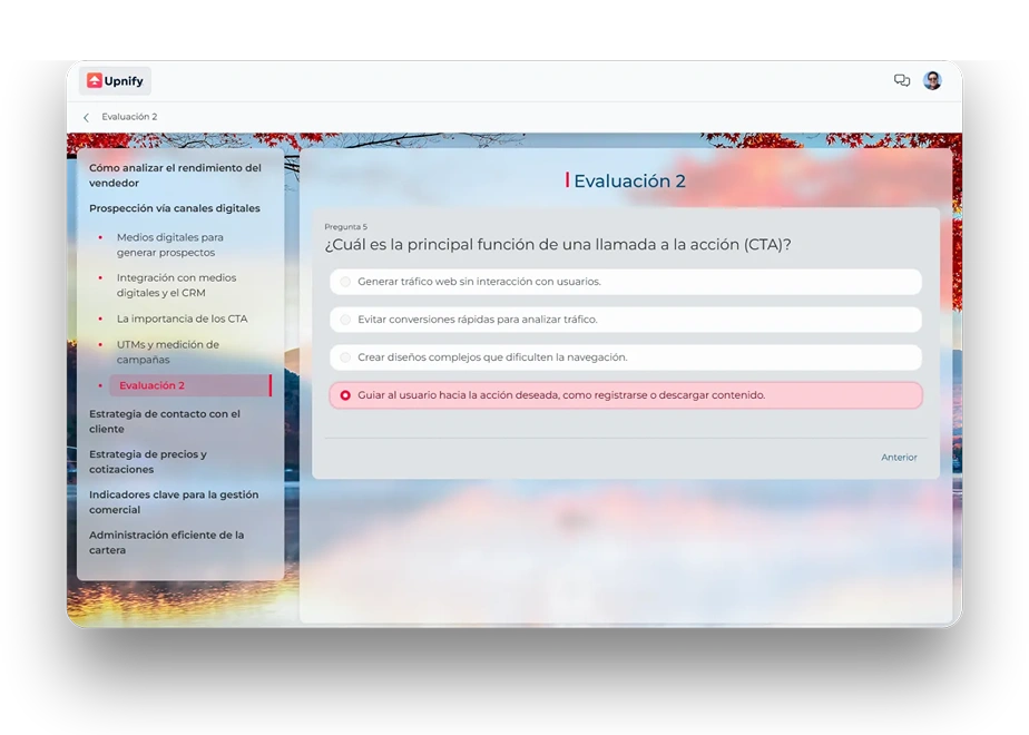 Plataforma Upnify Train