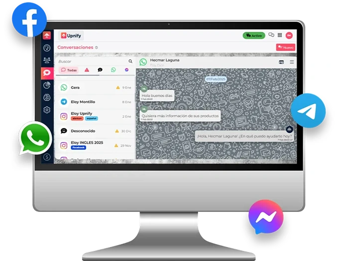 Gestiona tu proceso comercial con Upnify