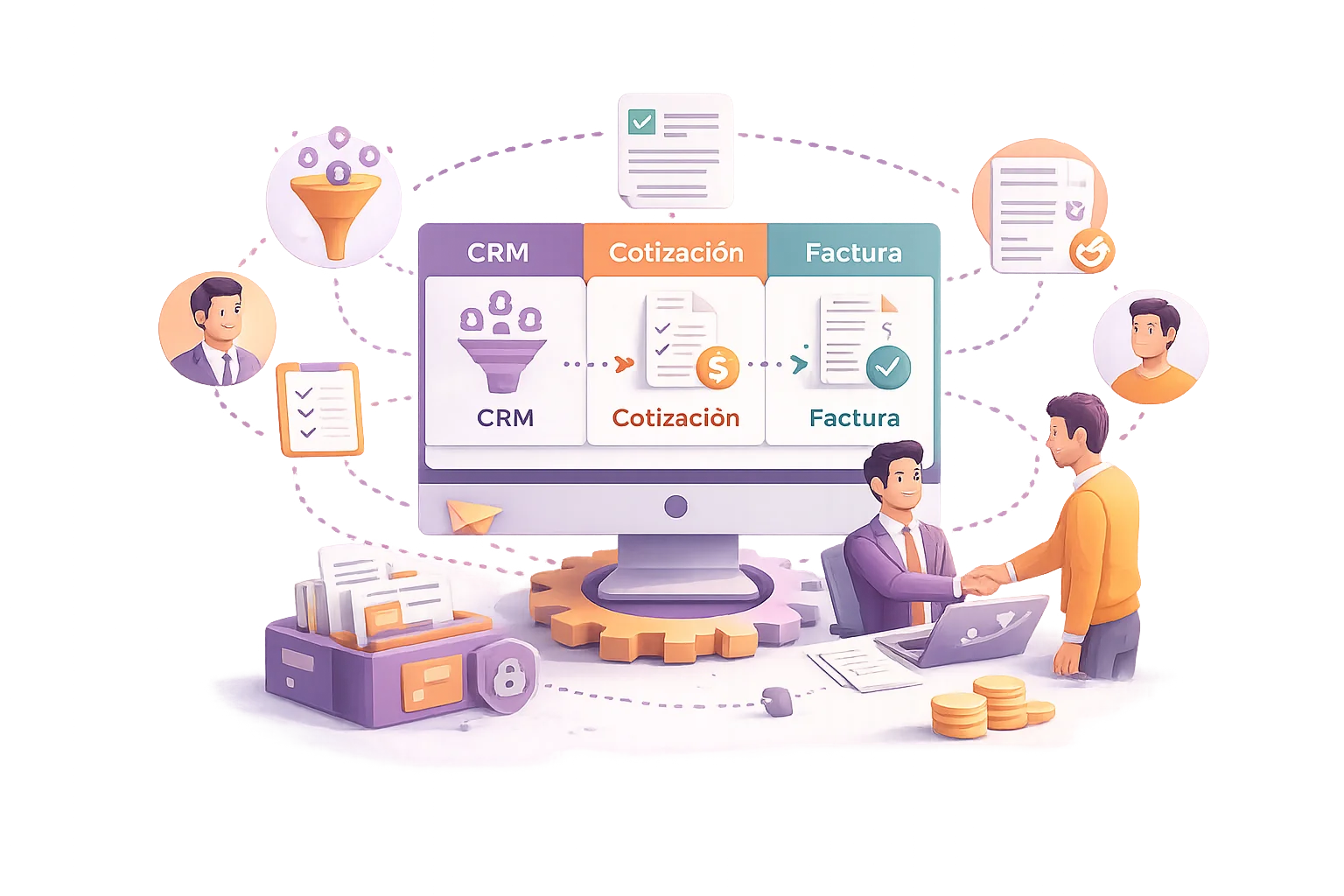 Upnify CRM para organizar pipeline y seguimiento comercial